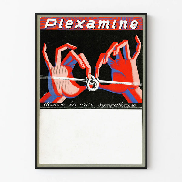 Vintage Plexamine Poster for Original Wall Decoration