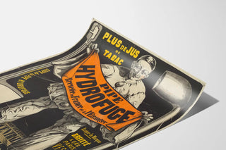 Vintage Poster Water-Repellent Pipe No More Tobacco Juice