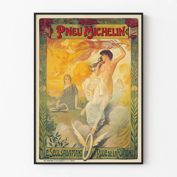Vintage Michelin Tire Poster Wall Decoration