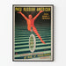 Vintage Russian American Tire Poster