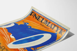 Vintage Poster Pneumatyki Przemysł Polski Poznań