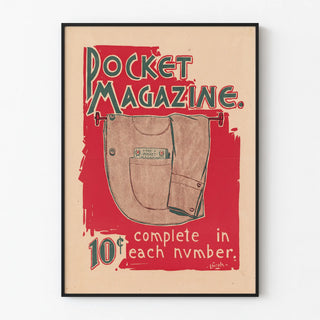 Vintage Pocket Magazine Poster