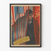 Vintage poster with political motifs and historical symbols
