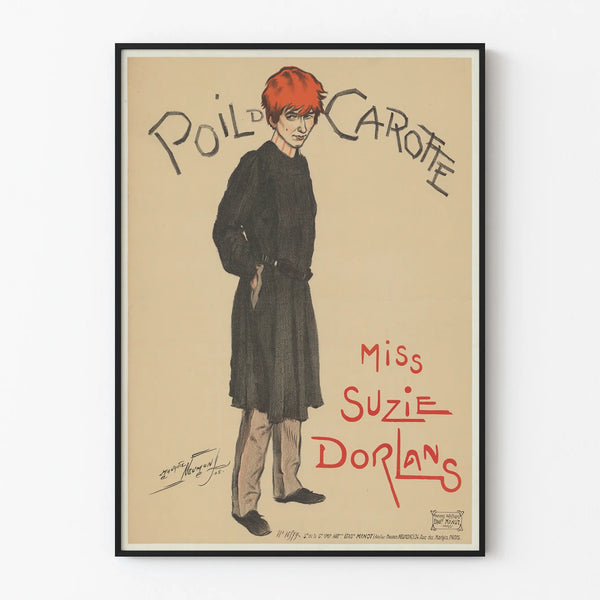 Vintage Poster Poil de Carotte by Miss Suzie Dorlans