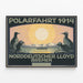 Vintage poster Polarfahrt 1914 Norddeutscher Lloyd Bremen — framed artwork on a wall