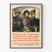 Historical Polish military propaganda poster of Kosciuszko and Pulaski
