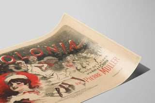 Vintage Poster Polonia Suite of Waltzes on Motifs by F. Chopin by Pierre Muller — artwork view