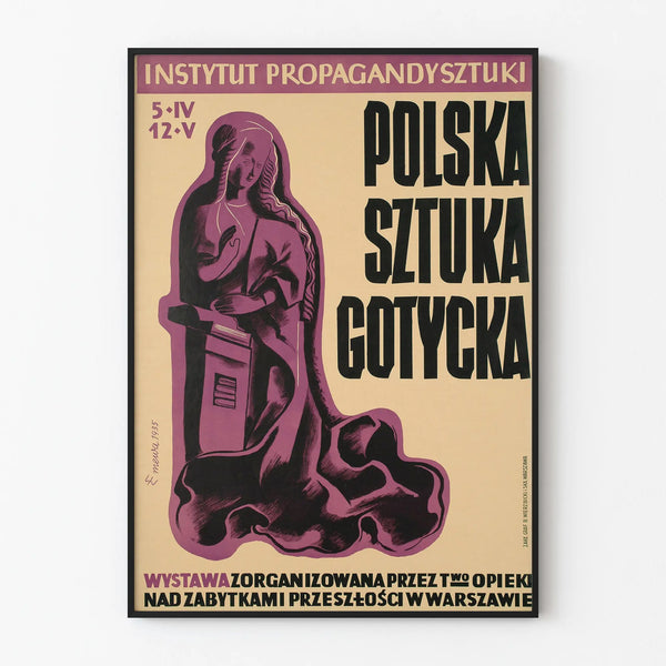 Vintage Gothic Polish Poster - Wall Decoration