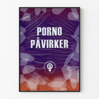 Feminist awareness poster Kvinnefronten