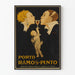 Vintage Porto Ramos-Pinto Poster with Cupid and Elegant Portraits