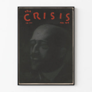 Vintage poster The Crisis - Portrait of W. E. B. Du Bois