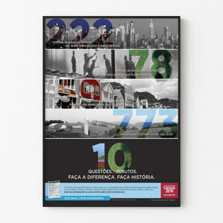 2010 United States Census Awareness Poster in Portuguese