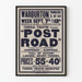 Vintage theatrical poster « Post Road » Federal Theatre
