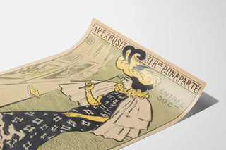 Vintage poster of the Salon des 100 artistic exhibition, 14th edition