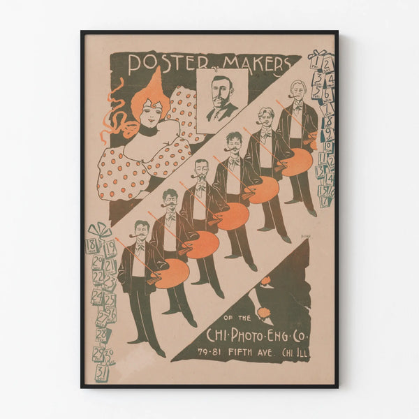 Vintage Poster Makers of the Chicago Photo Engraving Co