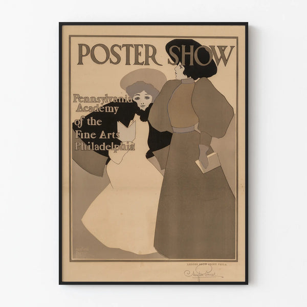 Show Poster - Vintage Style Art Nouveau Decorative Poster