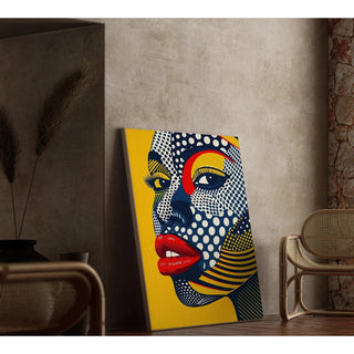 Pop Art Painting - Pop Face | Art print Wall Decoration Painting poster copy