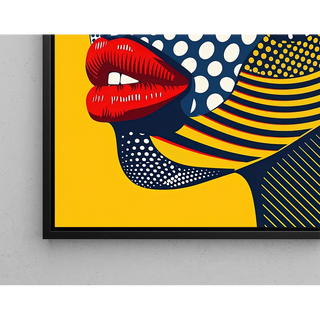 Pop Art Painting - Pop Face | Art print Wall Decoration Painting poster copy