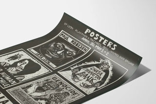 Engaged black and white poster by Leon Klayman and Rachael Bell