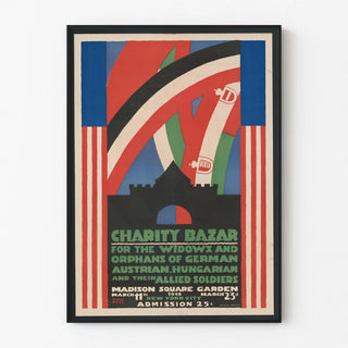 Poster Charity Bazaar for widows and orphans of Allied soldiers, 1916