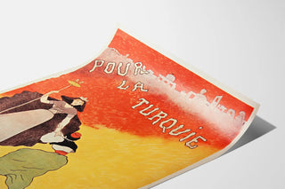 Vintage humanitarian poster for Turkey