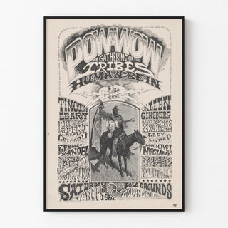 Vintage Poster Pow-Wow A Gathering of the Tribes