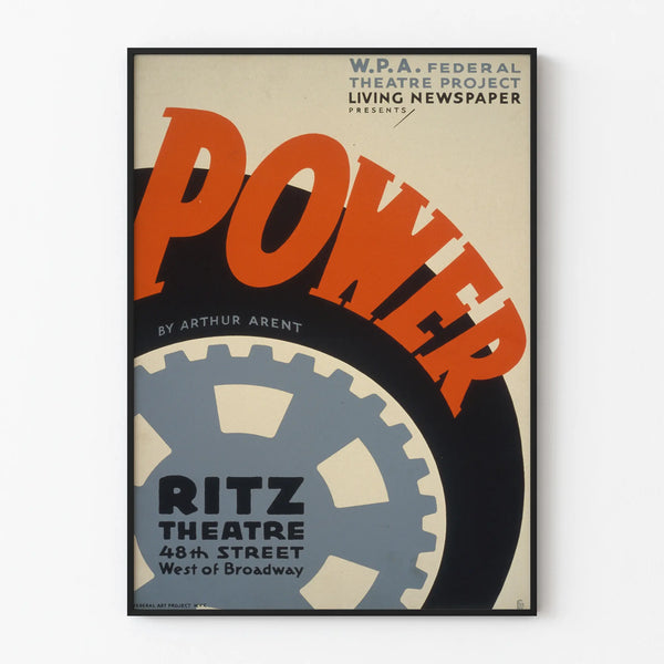 Vintage Poster POWER Ritz Theatre