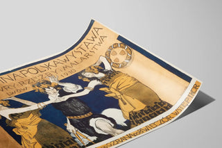Vintage poster of the Powszechna Polska Wystawa 1910 in Lwów — artwork view