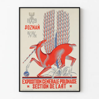 Vintage Poster for the Polish General Exhibition Art Poznań 1929