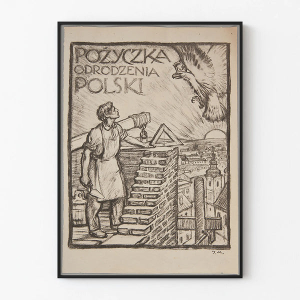 Poster Pożyczka Odrodzenia Polski - Thematic Wall Decoration History and Construction