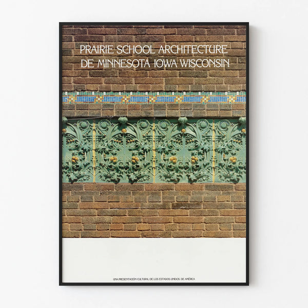 Prairie School Architecture Poster Minnesota Iowa Wisconsin