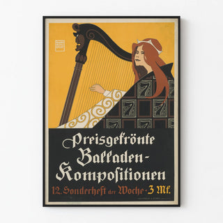 Vintage Poster Price of Walks Artistic Composition