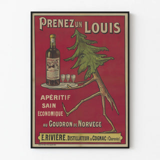 Vintage poster Take a Louis - Norwegian tar aperitif