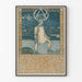 Vintage poster celebrating the 10th anniversary of the Dutch Diamond Guild