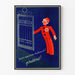 Vintage Lactobyl red and blue advertising poster