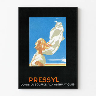 Vintage Pressyl poster for asthmatics