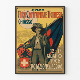 Vintage poster Ticino Canton Ticino Chiasso 1906