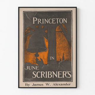 Vintage Princeton Poster in June by James W. Alexander