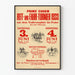 Vintage poster of the Prinz Eugen equestrian tournament 1933
