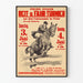 Vintage poster of the Prinz Eugen equestrian tournament at the Prater
