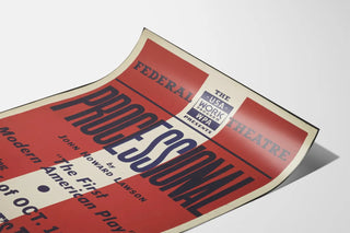 Vintage Processional Poster - American Federal Theater