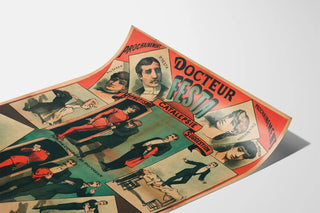 Vintage Poster of Doctor Festa Hypnotism and Catalepsy