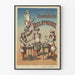 Vintage poster of the Delépierre family xylophonists