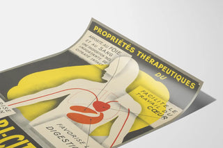 Vintage poster of the therapeutic properties of Bi-Citrol Marinier
