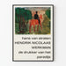 Decorative poster Hendrik Nicolaas Werkman Horse and Cavalier
