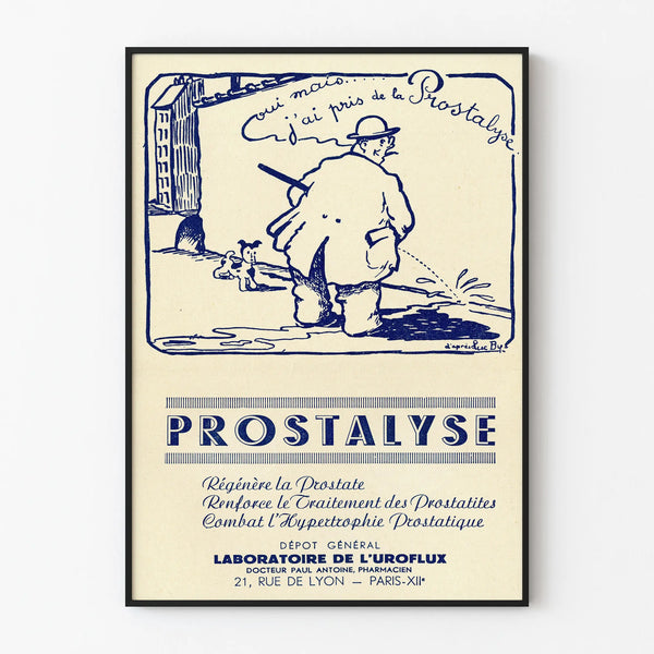 Vintage Advertising Poster Prostalypse - Retro Wall Decoration Artem Legrand