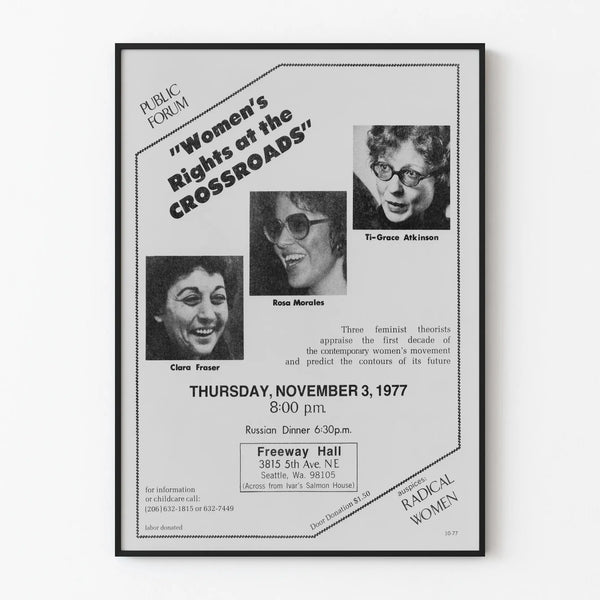 Poster Forum Public Rights of Women 1977