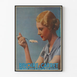 Vintage advertising poster for Rivoire & Carret macaroni