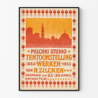 Pulchri Studio Poster Exhibition Philip Zilcken 1883-1913