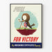 Vintage Pull for Victory Poster - British vintage propaganda poster